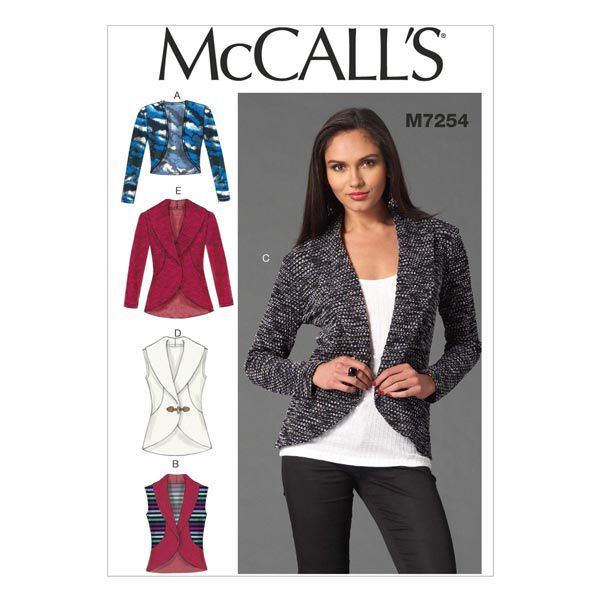 cardigan, McCalls 7254 | 32 - 40, image number 1