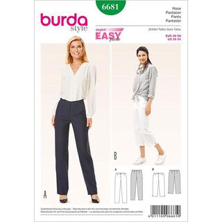 Pantalone, Burda 6681, 