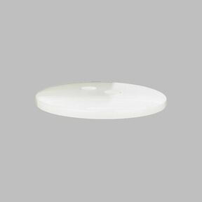 bottone in plastica madreperla basic - bianco, 