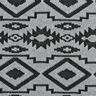 Tessuto in maglia con motivo Ikat – grigio/nero,  thumbnail number 1