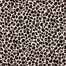 French terry, felpa estiva Piccola stampa leopardata stampa digitale | Poppy Fabrics – beige,  thumbnail number 1