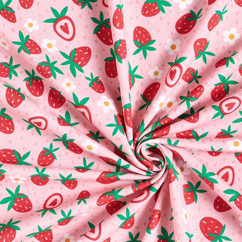 jersey di cotone dolci fragole | PETIT CITRON – rosa,  image number 3