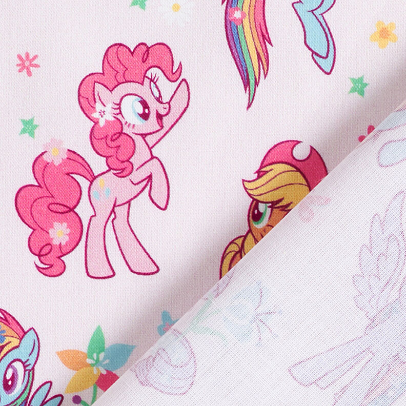 popeline di cotone Tessuto oggetto di licenza My little Pony in giardino | Hasbro – rosé,  image number 4