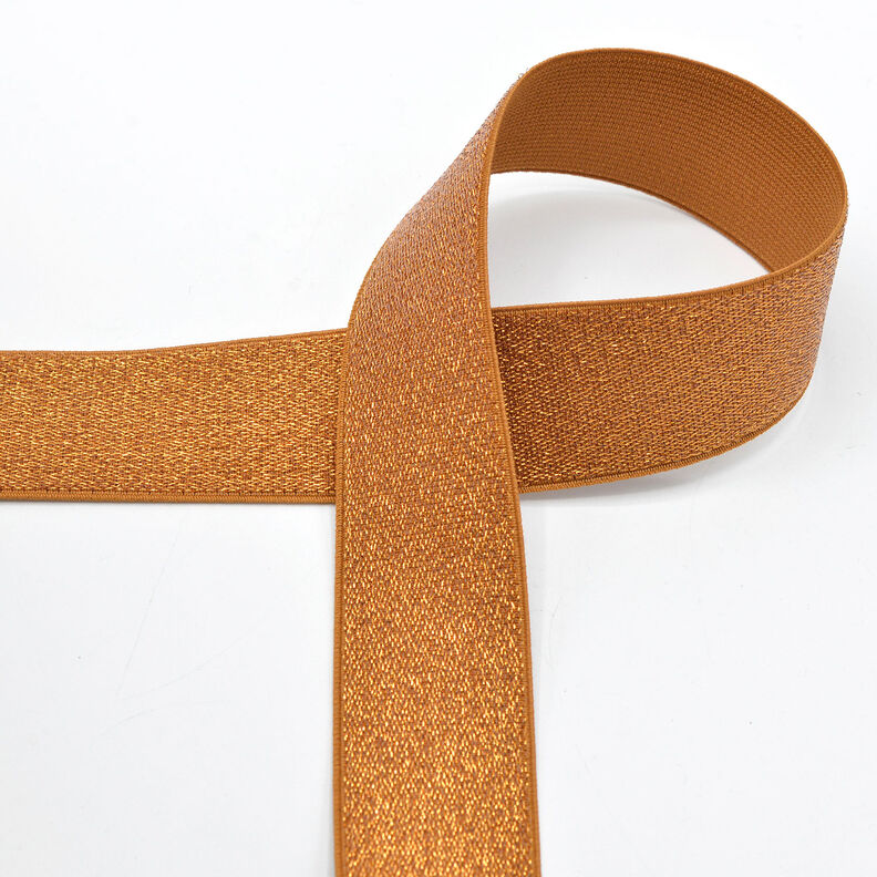 Fascia elastica metallizzata [40 mm] – bronzo,  image number 1