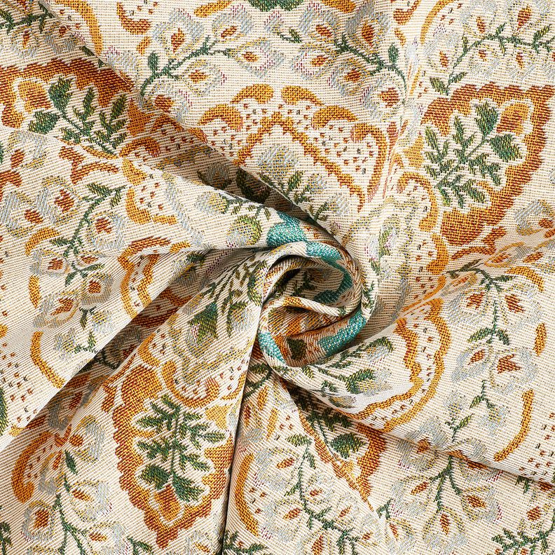 taglio di tessuto arredo gobelin Grande Mandala – senape/beige chiaro,  image number 3