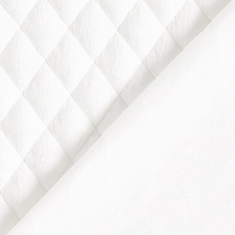 Jersey trapuntato a rombi – bianco, image number 4