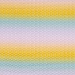 Maglia sportiva struttura a colore sfumato – violetto pastello/albicocca, 