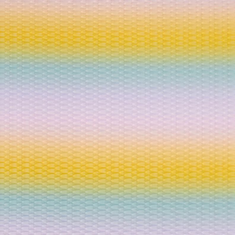 Maglia sportiva struttura a colore sfumato – violetto pastello/albicocca,  image number 1