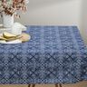 tessuto arredo tessuti canvas Piastrelle batik – indaco/bianco,  thumbnail number 8