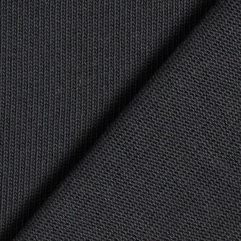 tessuto in maglia di cotone – nero,  image number 3