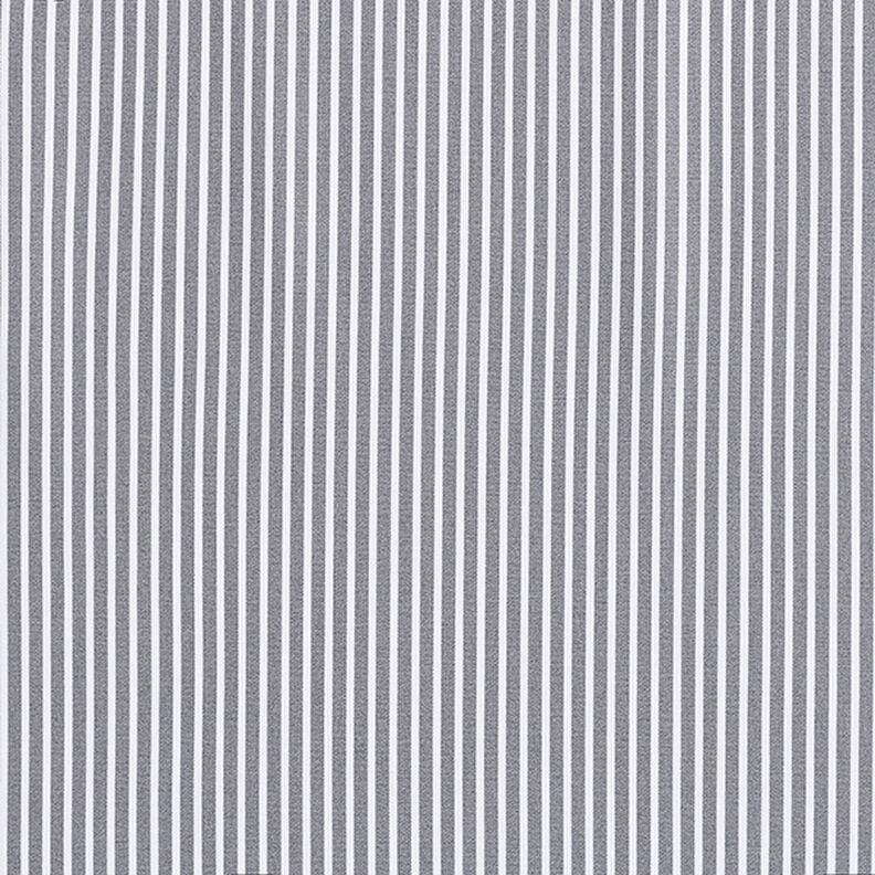 popeline di cotone strisce – grigio/bianco,  image number 1
