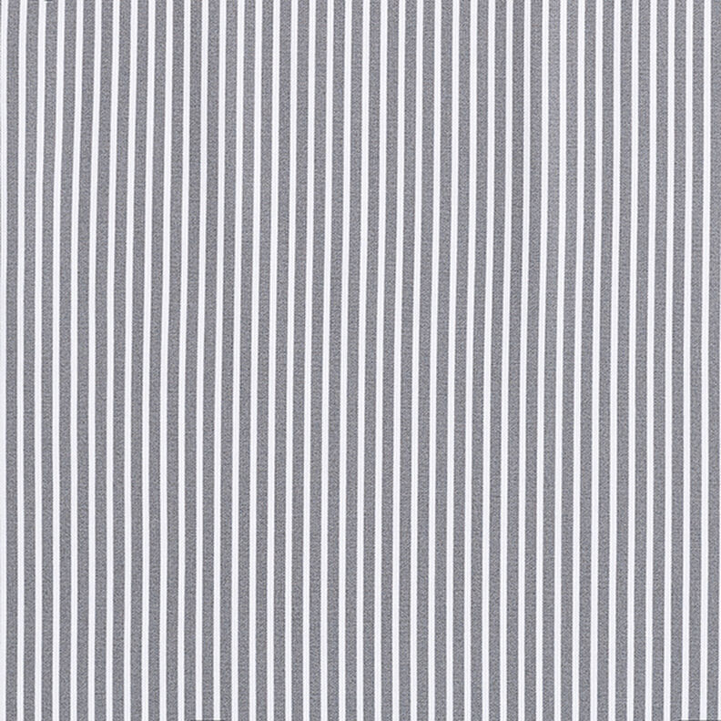 popeline di cotone strisce – grigio/bianco,  image number 1