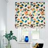 tessuto arredo panama Foglie punteggiate – bianco lana/petrolio,  thumbnail number 6