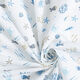 popeline di cotone sott’acqua – bianco/blu acciaio,  thumbnail number 3