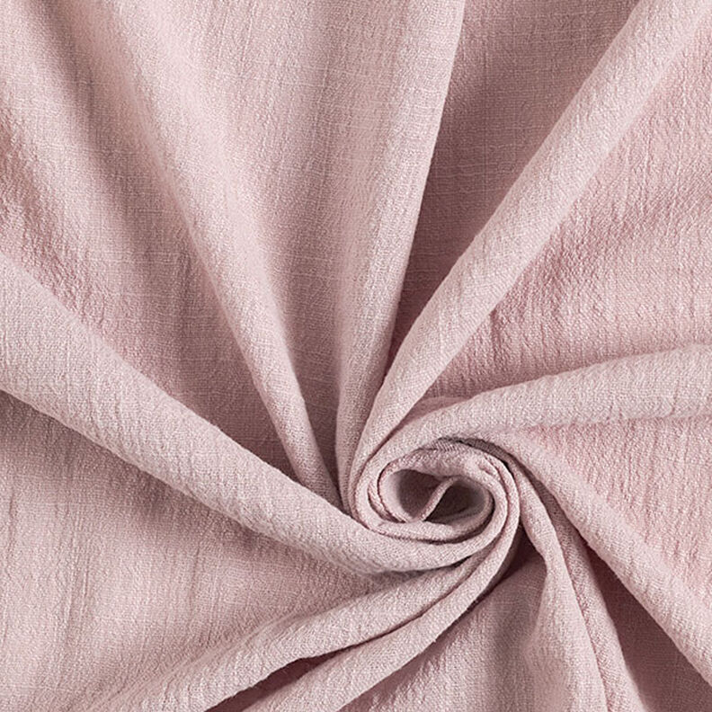 tessuto in cotone effetto lino – rosa anticato,  image number 1