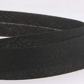 Nastro in sbieco Polycotton [20 mm] – nero, 