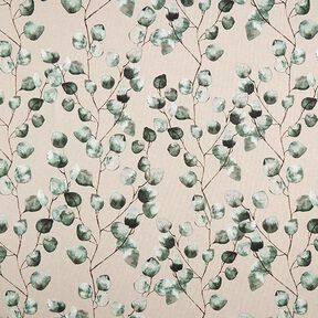 tessuto arredo mezzo panama eucalipto – naturale/menta, 