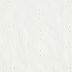 ricami a giorno fiori con foglie – bianco, 