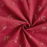 Velluto a costine con fiori ricamati glitterati – rosso carminio,  thumbnail number 4