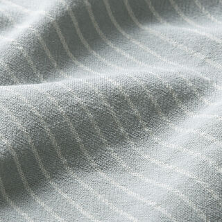 tessuto per camicette Misto cotone righe ampie – grigio/bianco lana, 