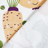 French terry, felpa estiva Verdure felici – avorio,  thumbnail number 4
