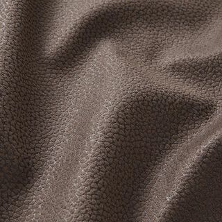 tessuto da tappezzeria Look pelle – marrone scuro, 