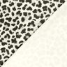 Leopardo delle nevi in velluto elasticizzato – avorio/nero,  thumbnail number 4