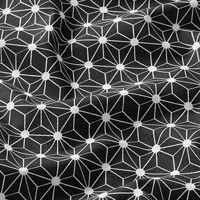 tessuto in cotone cretonne stella grafica – nero, 