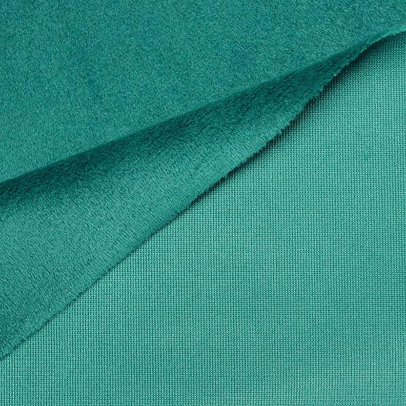 Vellutino nicki SHORTY [1 m x 0,75 m | altezza pelo: 1,5 mm] - petrolio | Kullaloo,  image number 3