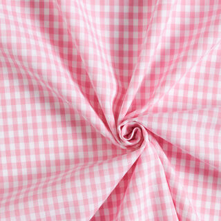 tessuto in cotone Vichy - 0,5 cm – rosa, 