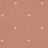popeline di cotone Teneri cuori – rame,  thumbnail number 1