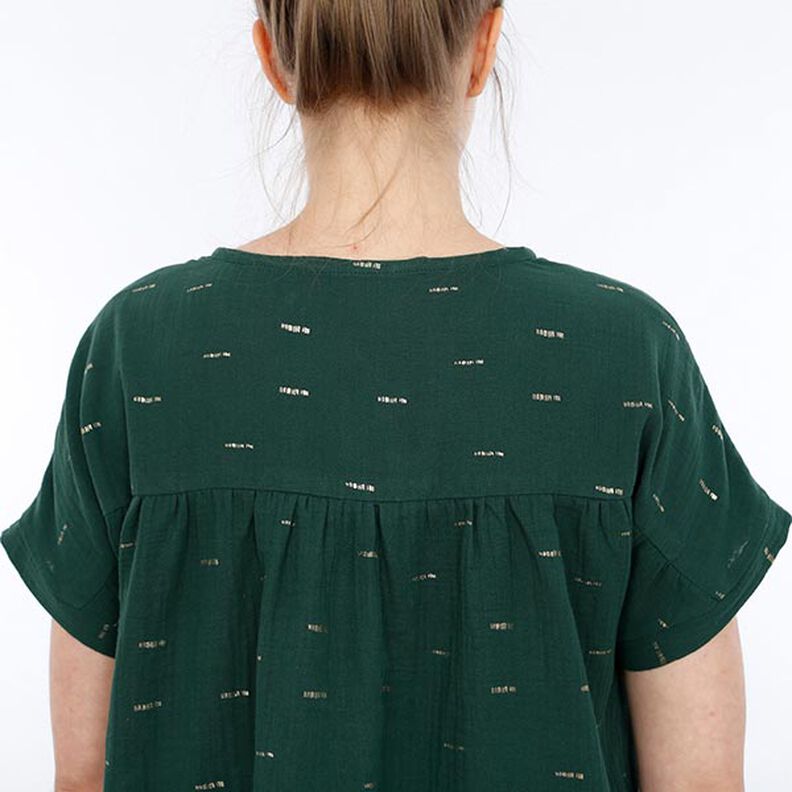 FRAU SUZY - blusa ampia a maniche corte con arricciatura, Studio Schnittreif  | XS -  XXL,  image number 10