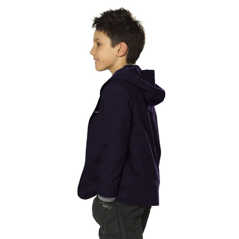 French terry leggero tinta unita – blu notte,  image number 10