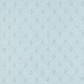 jersey maglia fine con motivi traforati – azzurro, 