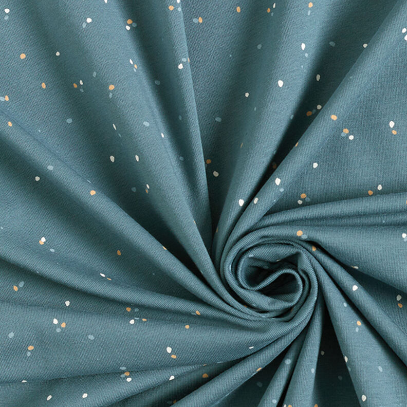 jersey di cotone Macchie irregolari – colore blu jeans,  image number 3