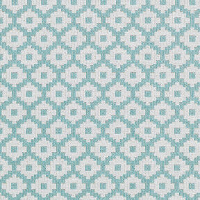 Tessuto jacquard da esterni losanghe – menta, 