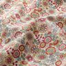 tessuto arredo mezzo panama grandi fiori – naturale/pink,  thumbnail number 2