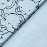 Misto cotone jersey Branco di elefanti – blu-argento,  thumbnail number 4
