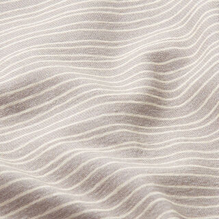 jersey di cotone, righe sottili – grigio chiaro, 