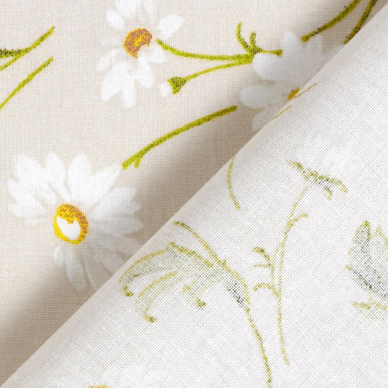 cotone rivestito Margheritine – naturale/bianco,  image number 5