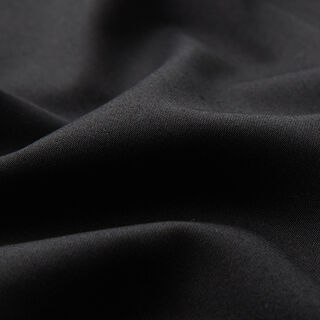 Satin di cotone elasticizzato in tinta unita – nero, 