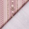 tessuto in cotone popeline Ghirlande di fiori – rosa anticato/bianco lana,  thumbnail number 4