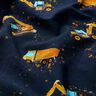 jersey di cotone Veicoli da cantiere | Glitzerpüppi – blu marino,  thumbnail number 1