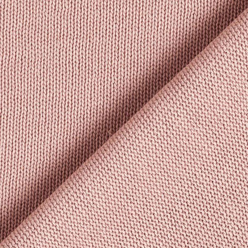 tessuto in maglia di cotone – rosa anticato,  image number 4