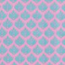 cotone rivestito Soggetti astratti – rosa/azzurro,  thumbnail number 1