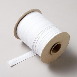 Nastro in sbieco in cotone 70m – bianco, 