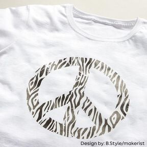 pellicola flessibile, design zebra Din A4 – nero/bianco, 