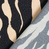 Tessuto di viscosa Motivo zebrato astratto – nero/beige chiaro,  thumbnail number 4