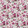 popeline di cotone rose selvatiche – bianco/malva,  thumbnail number 1