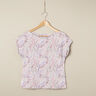 Jersey di viscosa con delicati fiori e foglie – rosa antico chiaro,  thumbnail number 5